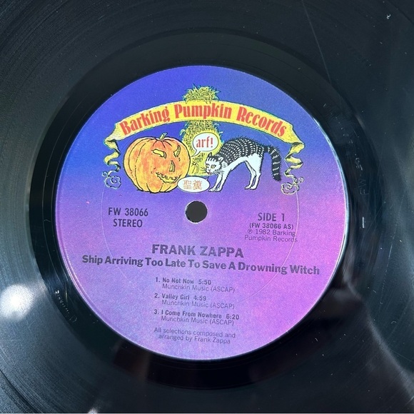 Vintage 1982 Frank Zappa Ship Arriving Too Late To Save A Drowning Witch LP - Picture 7 of 12
